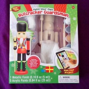 (2 for $25) Paint Your Own Nutcracker Guardsman.
